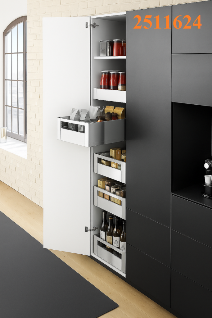 (275-600mm, 1 cánh) Tủ kho BLUM LEGRABOX SPACE TOWER