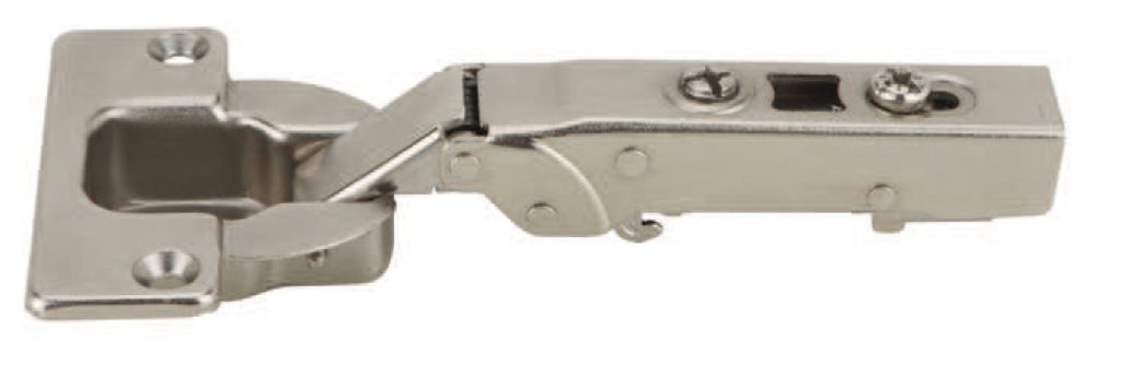 (18-32mm, SM) Bản lề tủ HAFELE thẳng, giảm chấn gỗ dày SM 315.08.850 (kèm đế)