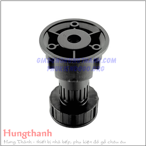 (100mm) Chân nhựa đen Hafele 637.45.326