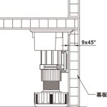 (100mm) Chân nhựa đen Hafele 637.45.326