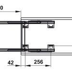 (200-400mm) Giá dao thớt chai lọ HAFELE KOSMO-C inox304