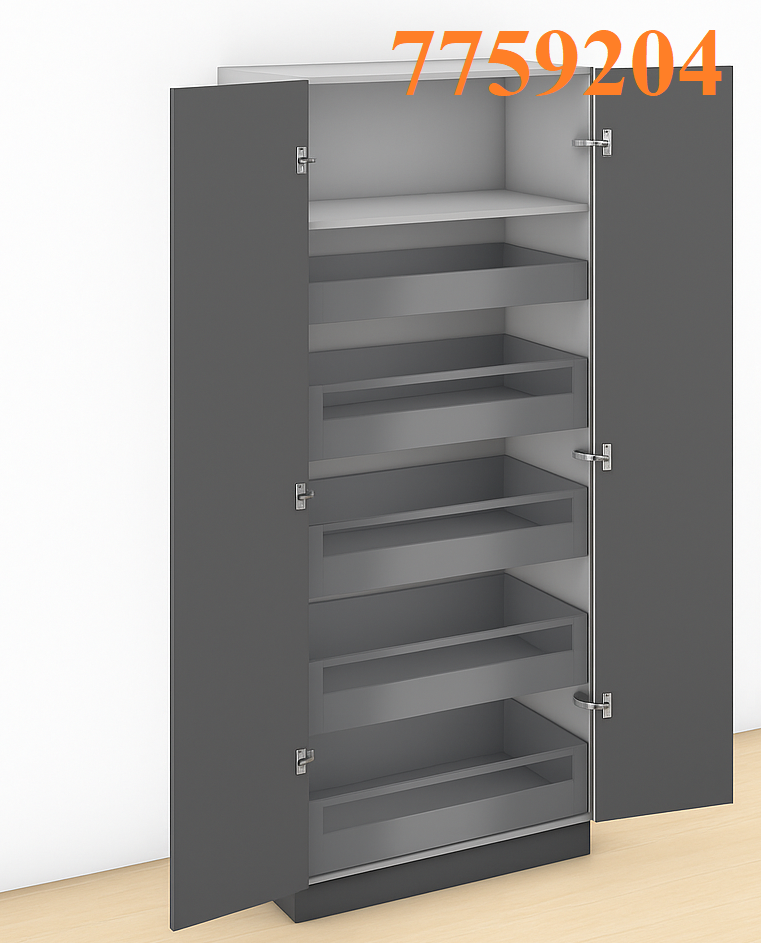 (601-1200mm, 2 cánh) Tủ kho BLUM LEGRABOX SPACE TOWER