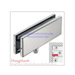 Kẹp kính trên có ty Hafele inox bóng 981.00.021