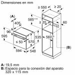 (S4, 71L) Lò hấp kèm nướng Bosch HQA574ES3 Series 4 (3D)