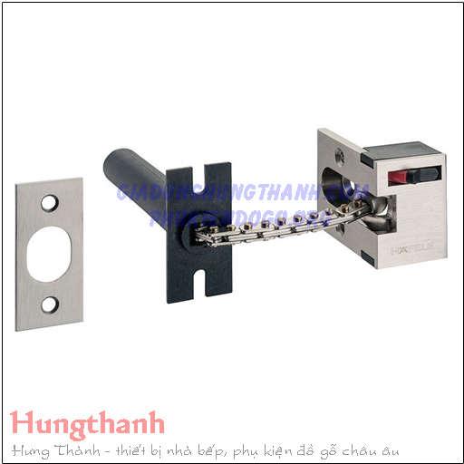 Chốt an toàn dạng xích màu inox mờ Hafele 911.59.095