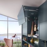 (HF28) Bộ tay nâng BLUM AVENTOS HF top 22F1809 cho cửa cánh đôi