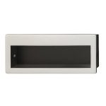 (86mm) Tay nắm âm HAFELE 151.09.600 (Nickel mờ)