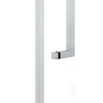 (450,500,550mm) Tay nắm vuông phòng tắm kính HAFELE vuông (inox304 bóng)