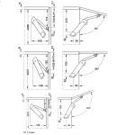 (DIY, H600mm) Tay nâng HAFELE Free Flap H1.5