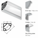 Máng góc đèn led HAFELE 833.72.987 (2500mm)