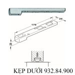 Bas kẹp dưới bản lề sàn HAFELE 932.84.900