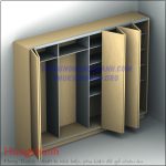 Ray dẫn hướng dưới dài 3m cho cửa tủ trượt xếp Fold-40MF-Flex Hafele 409.60.903