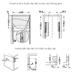 (E-drive Free Fold) Tay nâng điện HAFELE Free Fold