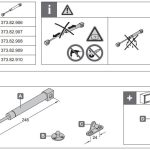 (60N) Pittong nâng cánh HAFELE 373.82.906 (60N)