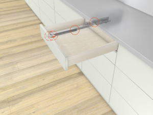Công nghệ chuyển động hoàn hảo của ray trượt Blum