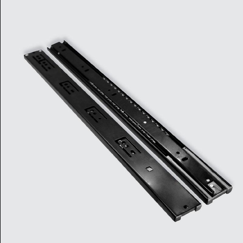 Ray bi giảm chấn Hafele 300mm có cấu tạo gồm 3 tầng thép và cụm bị thép chịu lực