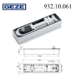 (300kg, EN6) Bản lề sàn HAFELE GEZE 932.10.061 TS550NV (Lắp âm)