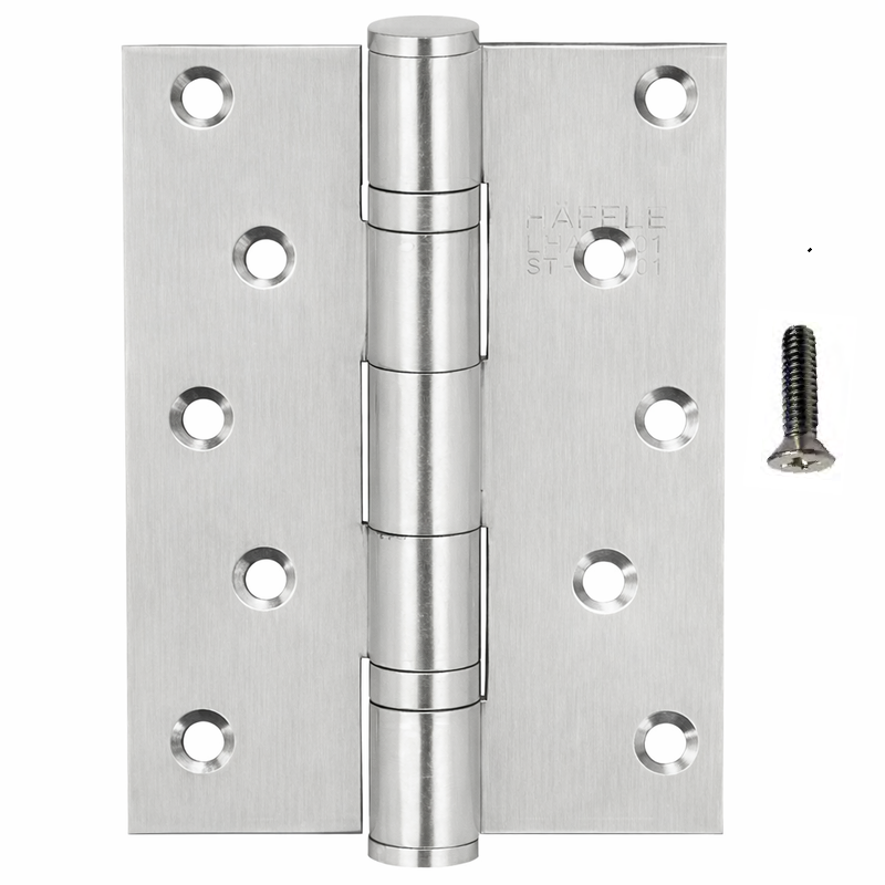 (80kg,127x89mm, 2BB) Bản lề lá HAFELE 926.20.120 (inox mờ)