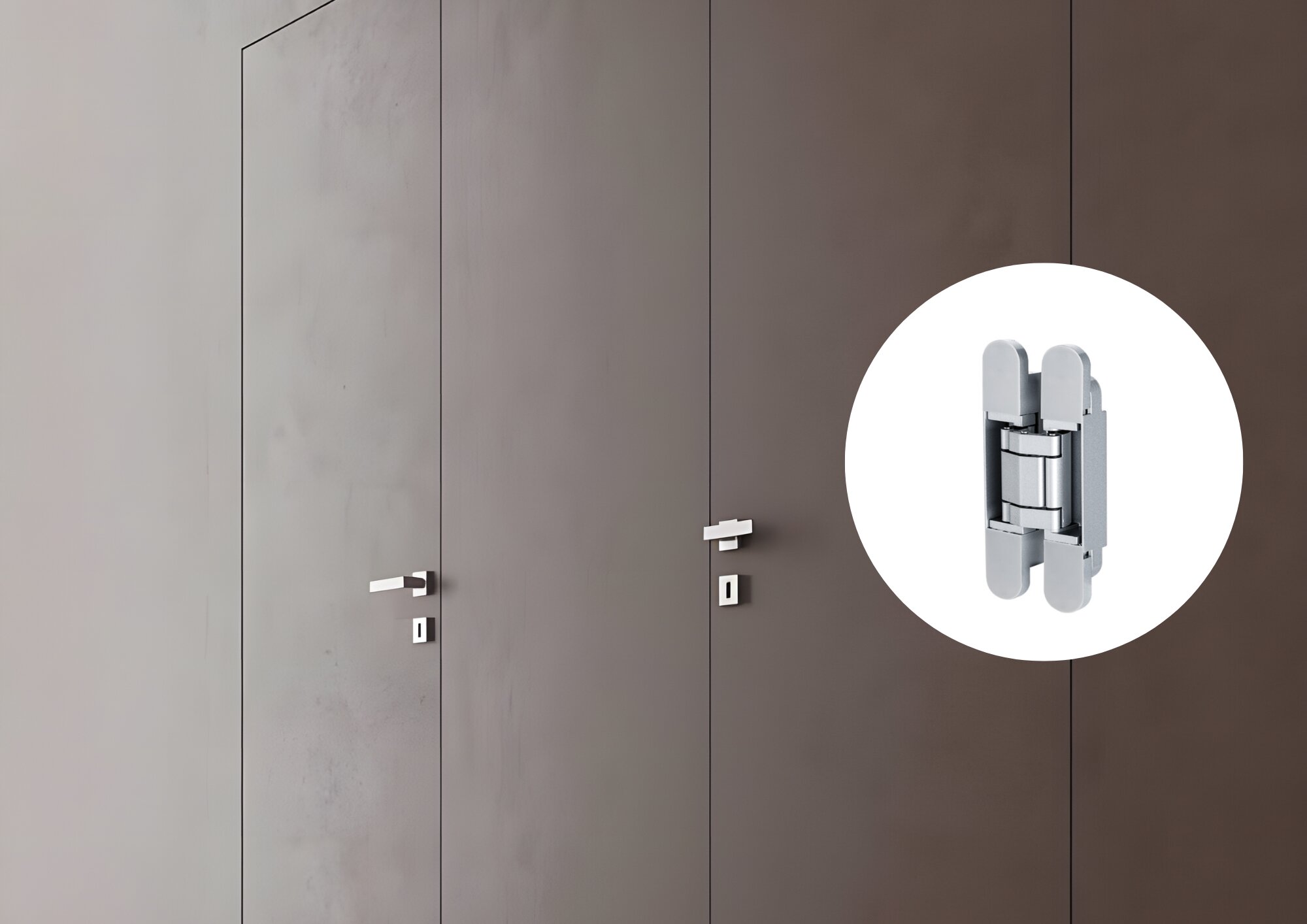 Mã bản lề lá Häfele 927.03.029 thích hợp dùng cho cửa ẩn 
