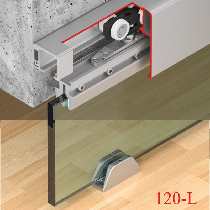 (50-120kg, 120-L) Cửa trượt kính HAFELE 120-L Slido Classic