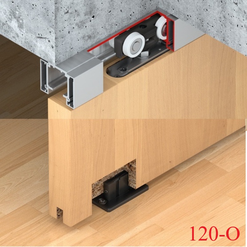 (50-120kg, 500mm) Cửa trượt HAFELE 941.02.046 Slido Classic 120-O D-line11 120C (Không giảm chấn)