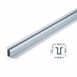 (40 IF, 2-3m) Ray trượt, dẫn hướng HAFELE 404.16.912 404.16.913 cho cửa trượt Sildo Classic 40 IF