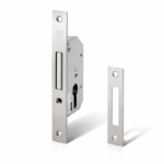 (BS40mm) Thân khóa cửa trượt HAFELE 911.26.277 (inox mờ)