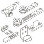 (Telescopic) Phụ kiện đồng bộ xếp cửa trượt HAFELE Slido Telescopic D-line11