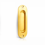 (DIY 120x42x14mm) Tay nắm âm HAFELE 489.72.101 (vàng bóng)