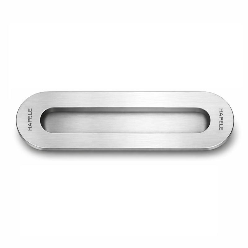 (DIY 150x50x13mm) Tay nắm âm HAFELE 489.72.133 (inox mờ)