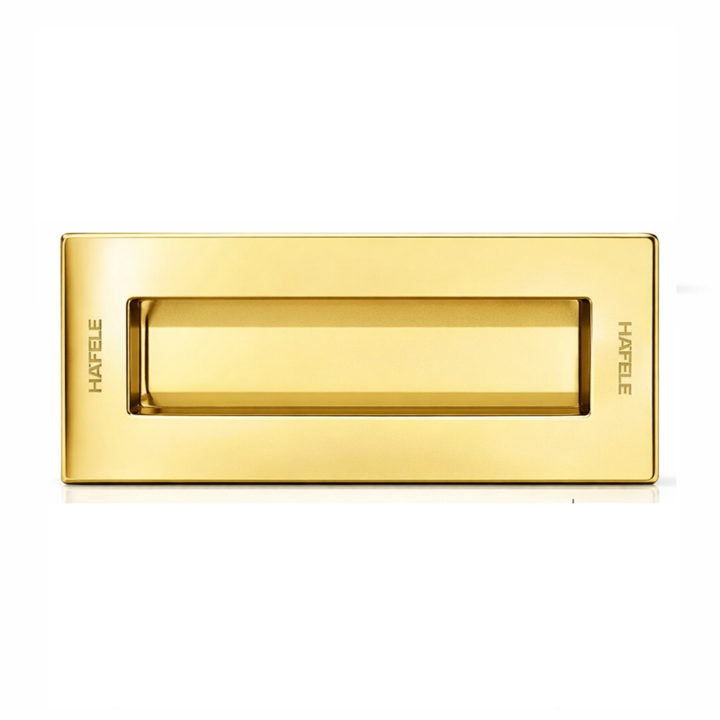 (DIY 125x51x12mm) Tay nắm âm HAFELE 489.72.141 (vàng bóng)