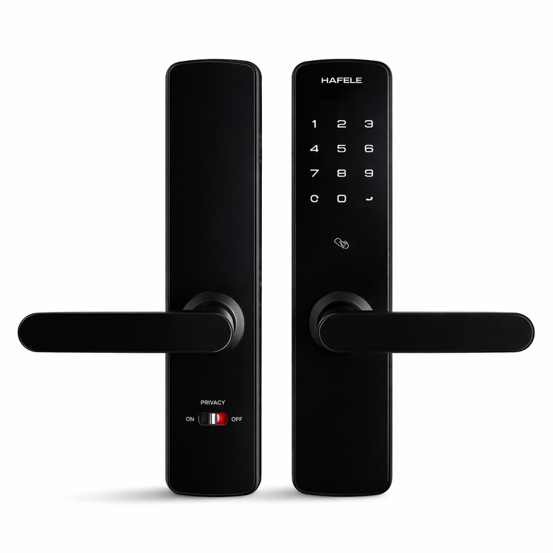 (90mm, vân tay) Khoá điện tử vân tay HAFELE ML2503B 499.21.234 (Màu đen)