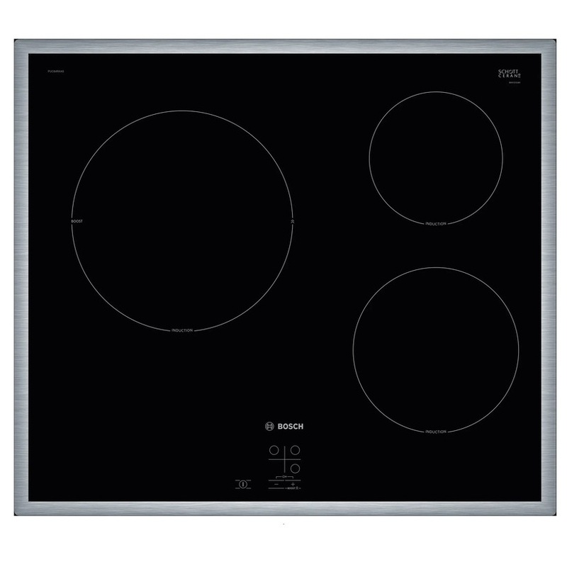 (60cm,4.6kW) Bếp từ BOSCH Series 2 PUC64RAA5E 3 vùng nấu