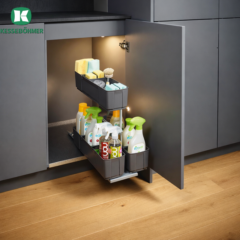 (K, 350mm) Rổ dụng cụ vệ sinh Kesseböhmer 545.48.411 CleaningAGENT