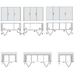 (H2600mm, 25kg) Cửa trượt xoay HAFELE Hawa folding concepta 25