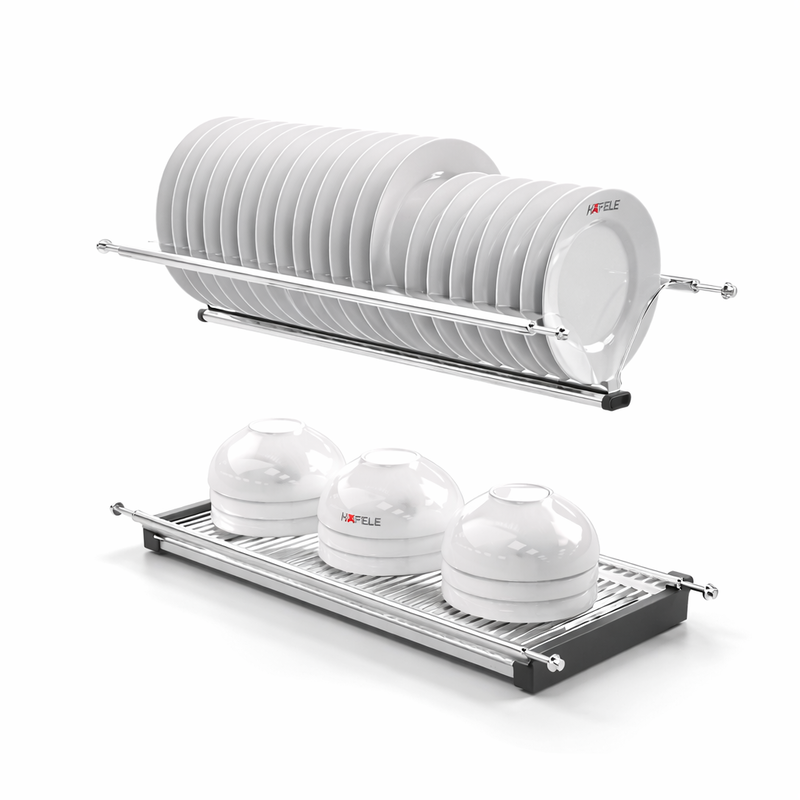 (C, 600-900mm, chữ V) Rổ bát cố định HAFELE inox304 Presto
