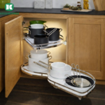 (K, 450mm, phải) Rổ góc Kesseböhmer 541.32.670 Lemans II (Xoay phải)