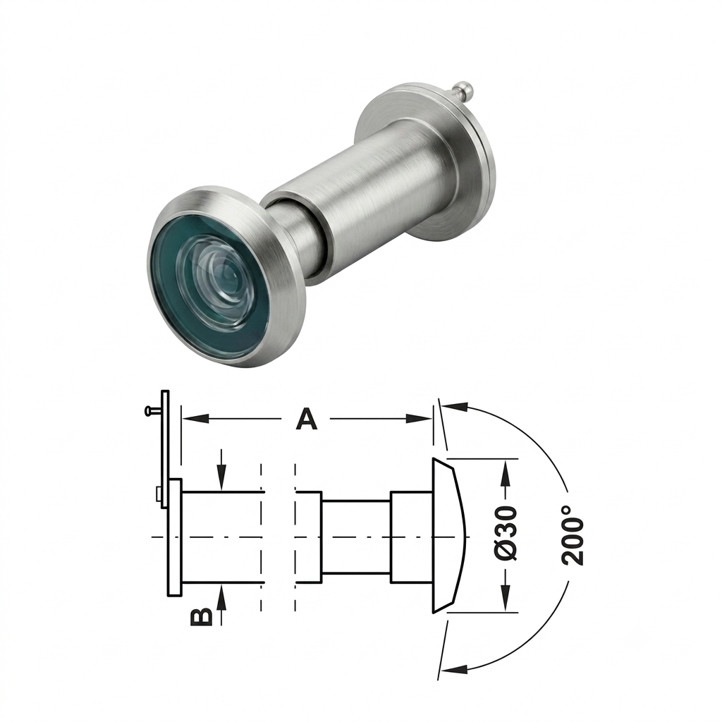 (35-55mm) Mắt thần HAFELE 489.70.435 959.00.094