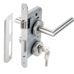 (55/72,65mm) Bộ khoá tay gạt HAFELE 499.62.504 (inox)