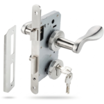 (55/72,65mm) Bộ khoá tay gạt HAFELE 499.63.802 (inox)