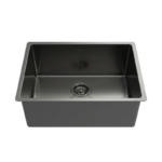 (540mm, titan) Chậu bếp inox HAFELE 567.24.480 R10 HS25-SSN1S-540 Nano PVD