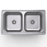 (860mm) Chậu bếp inox HAFELE 567.20.493 HS20-SSN2R90M