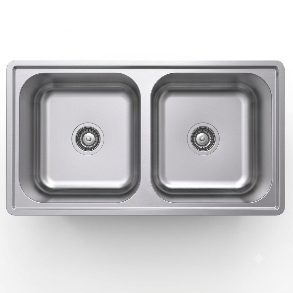 (860mm) Chậu bếp inox HAFELE 567.20.493 HS20-SSN2R90M