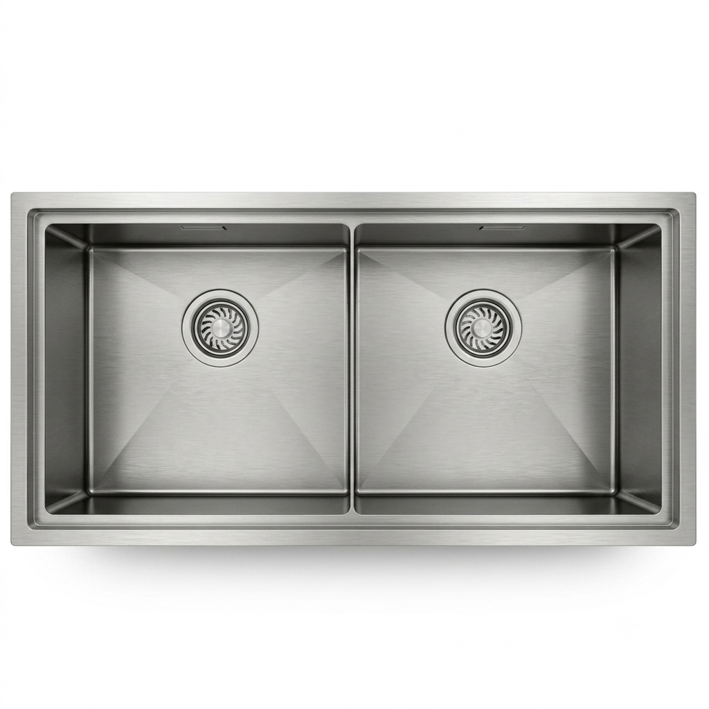 (860mm) Chậu bếp inox HAFELE 567.94.023 WS R10 HS25-SSN2S-8644-SILVER