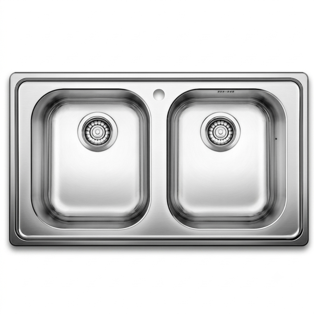 (860mm) Chậu bếp inox BLANCO 237379 DINAS 8