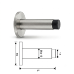 (82mm) Chặn cửa gắn tường HAFELE 937.13.530 489.70.205