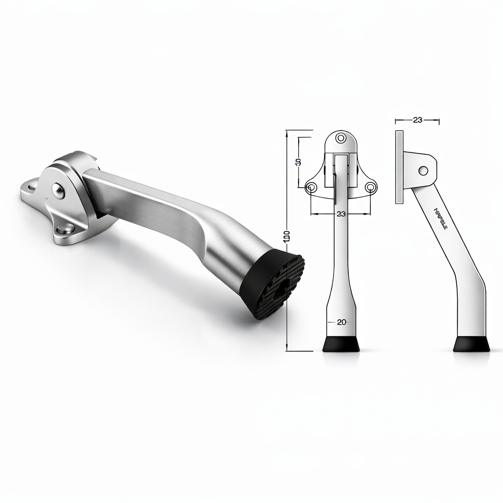 (130mm) Chặn cửa móng ngựa HAFELE 937.55.150