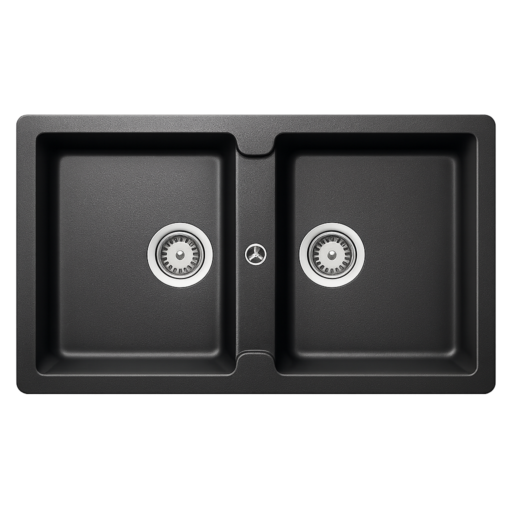 (860mm) Chậu bếp HAFELE HS19-GEN2S90 570.36.300 Black