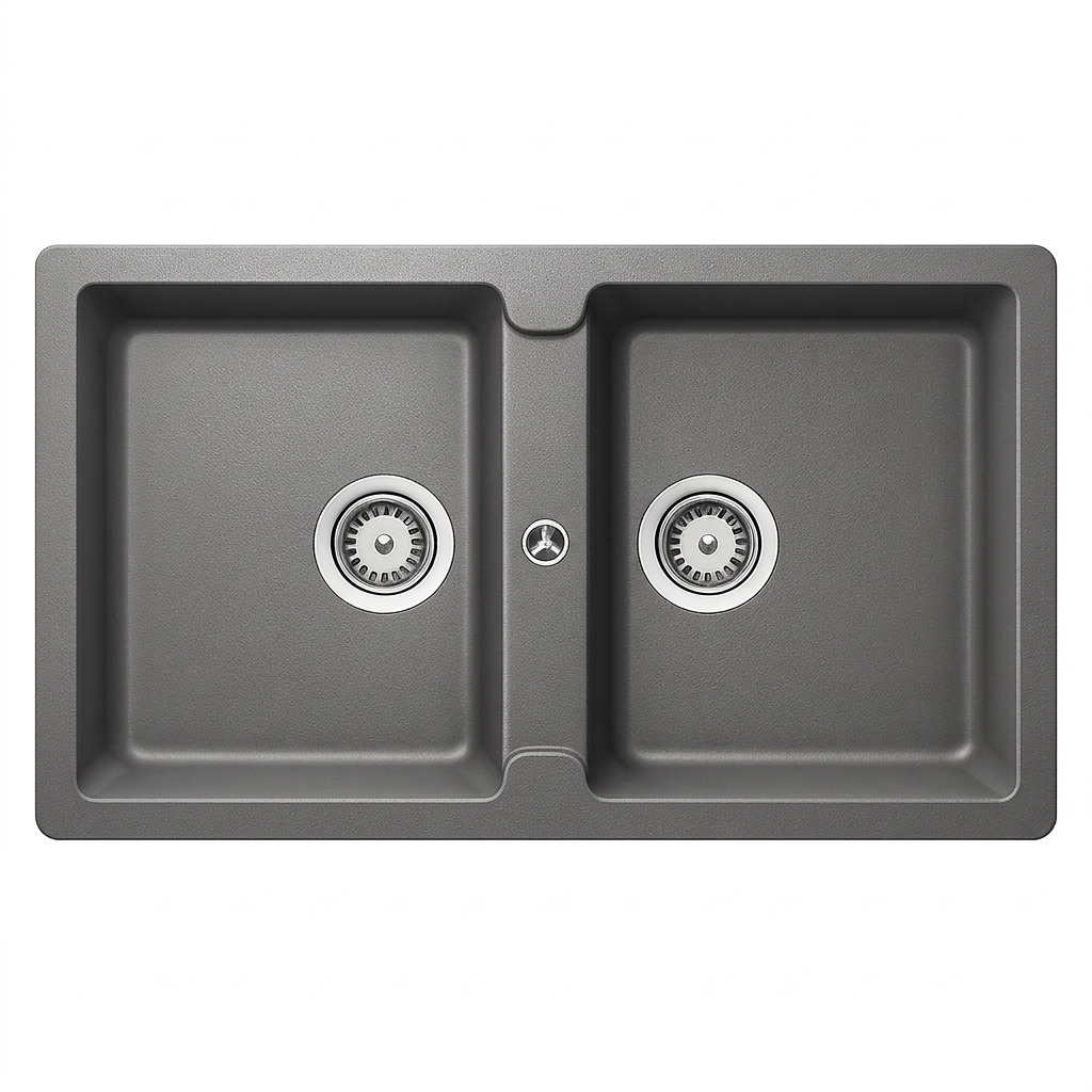 (860mm) Chậu bếp HAFELE HS19-GEN2S90 570.36.500 Grey