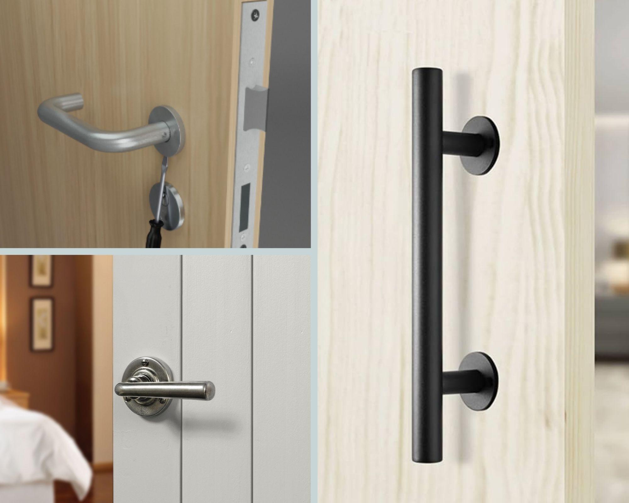 Tay nắm Hafele inox dùng cho cửa dân dụng, cửa thông phòng, cửa đi